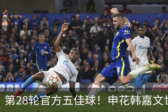 第28轮官方五佳球！申花韩嘉文世界波第3 海港莱昂纳多吊射是第一